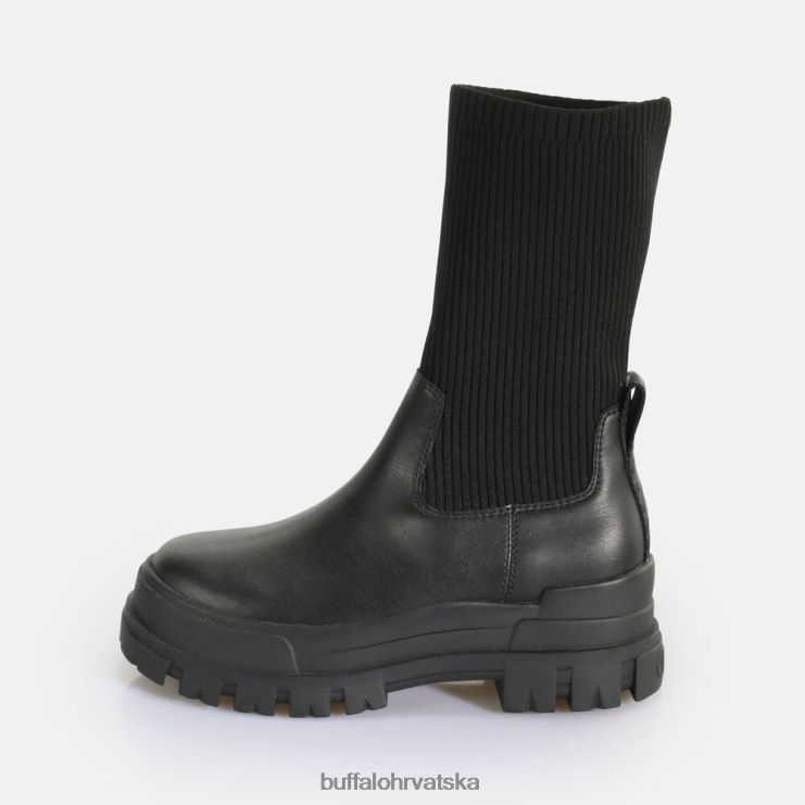 crno Buffalo aspha sock boot short boot vegan |čizme TDD6T538
